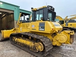 Used Komatsu Bulldozer in yard,Back of used Bulldozer,Front of used Bulldozer